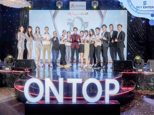 TỔ CHỨC SỰ KIỆN CÔNG TY AHAMOVE - DẠ TIỆC TRI ÂN ON TOP 2020
