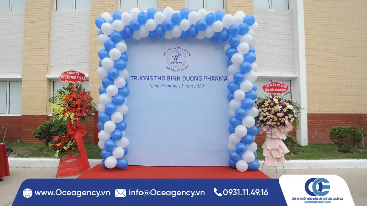 TỔ CHỨC LỄ KHÁNH THÀNH NHÀ MÁY DƯỢC TRƯỜNG THỌ BÌNH DƯƠNG