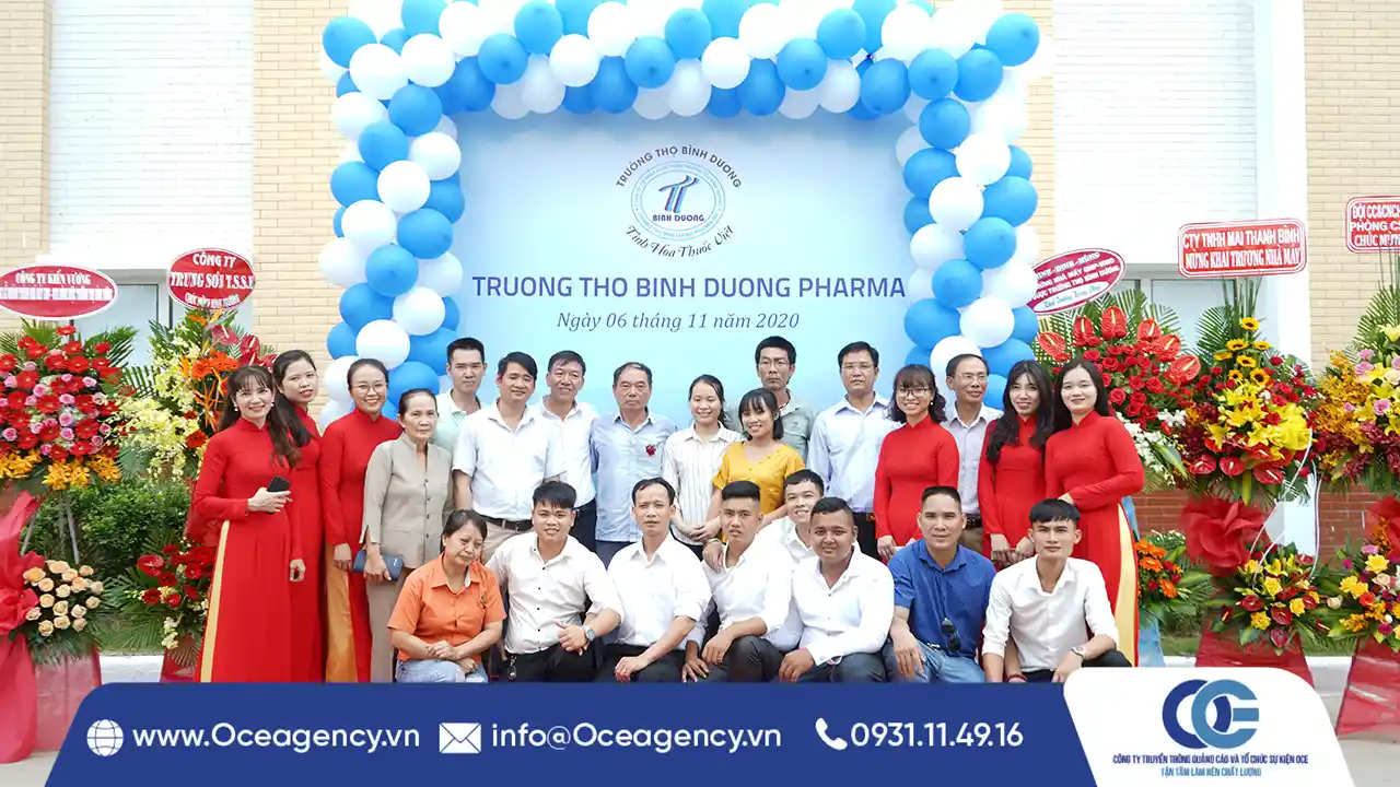 Tổ chức sự kiện lễ khánh thành nhà máy dược trường thọ bình dương