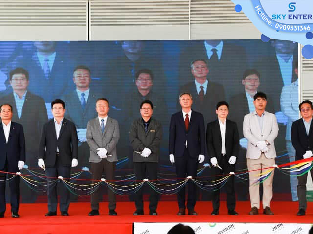 TỔ CHỨC SỰ KIỆN KHÁNH THÀNH CÔNG TY HYUNJIN VINA