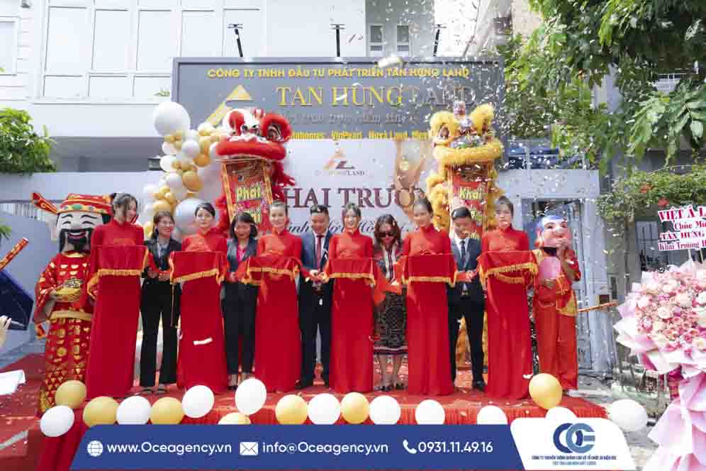 Hình ảnh lễ khai trương Tân Hưng Land