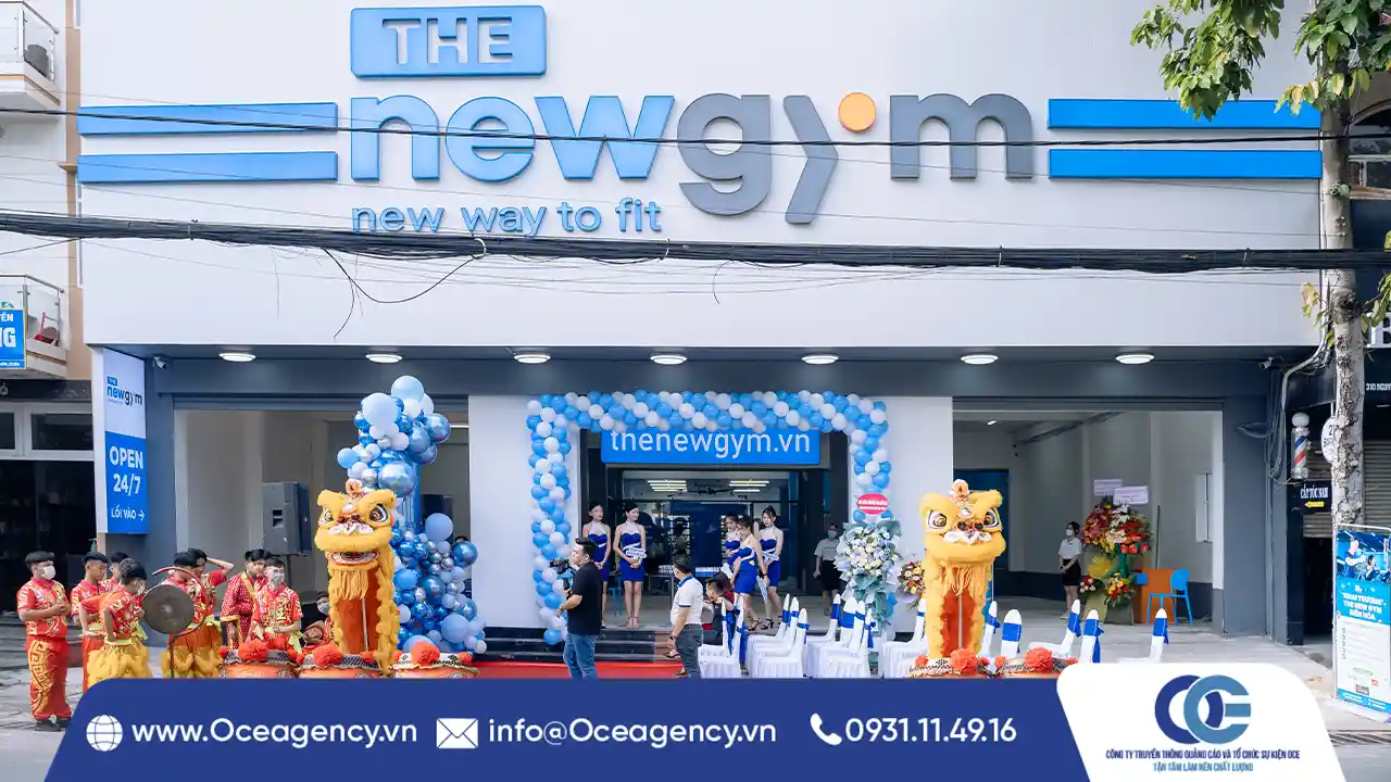 TỔ CHỨC SỰ KIỆN LỄ KHAI TRƯƠNG THE NEW GYM BIÊN HÒA