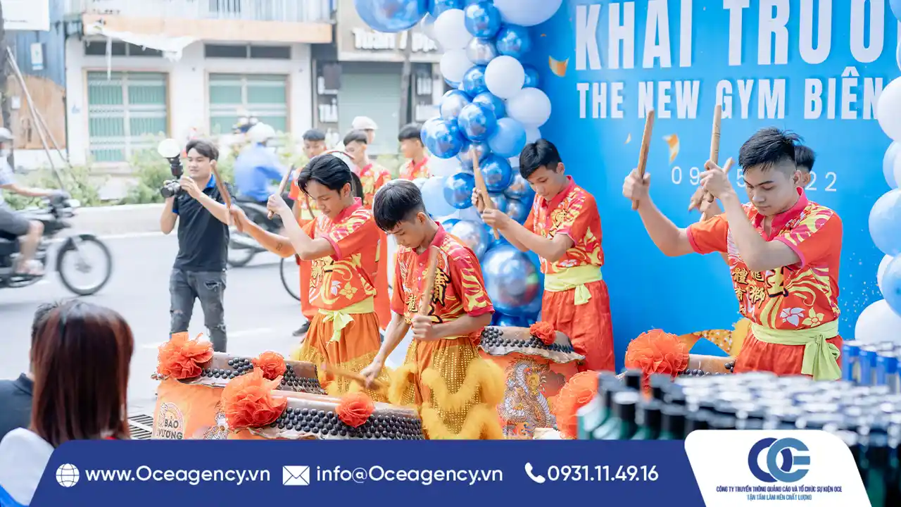 TỔ CHỨC SỰ KIỆN LỄ KHAI TRƯƠNG THE NEW GYM BIÊN HÒA