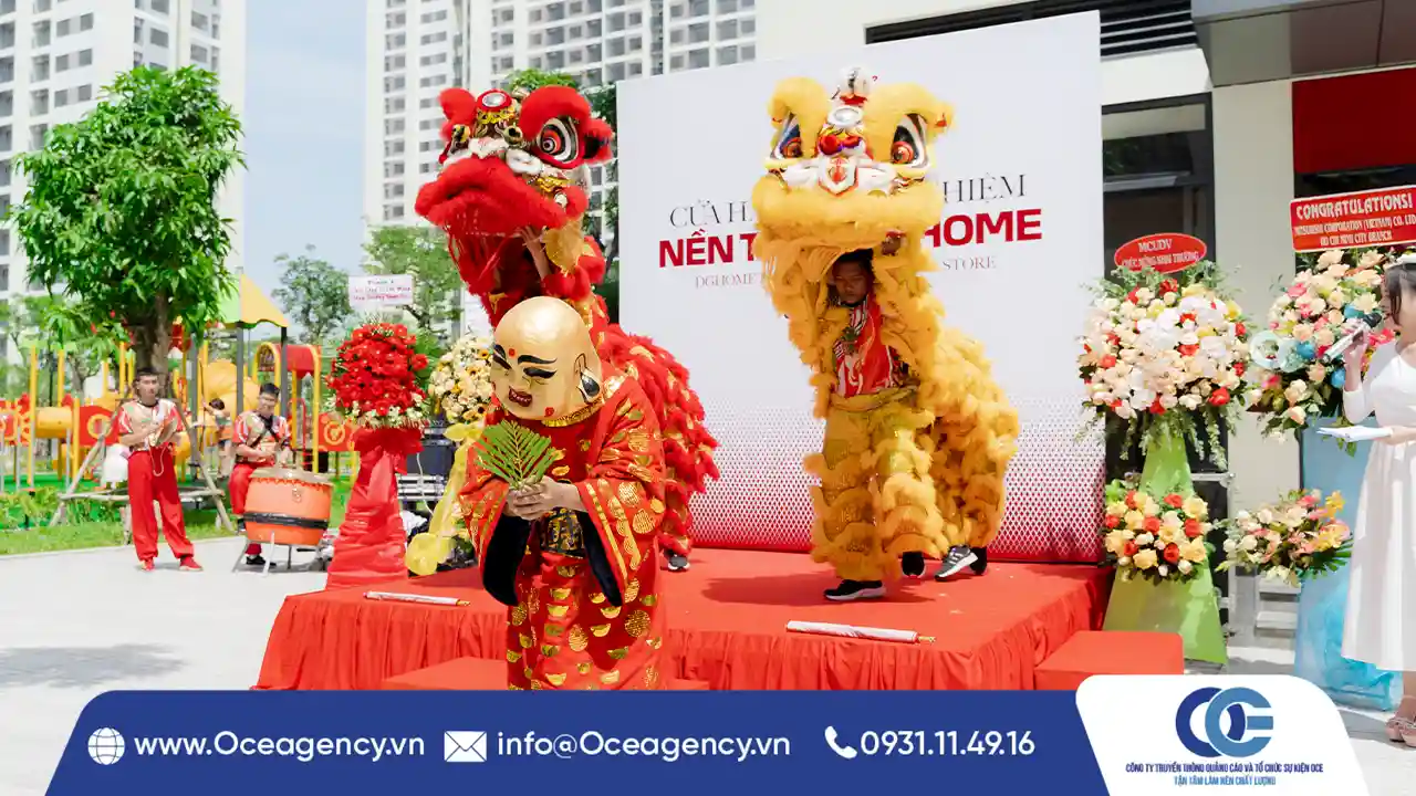 TỔ CHỨC SỰ KIỆN RA MẮT CỬA HÀNG TRẢI NGHIỆM NỀN TẢNG DGHOME