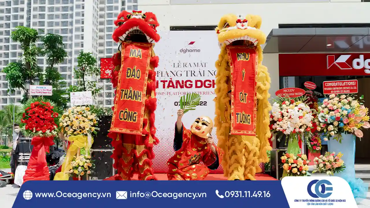 TỔ CHỨC SỰ KIỆN RA MẮT CỬA HÀNG TRẢI NGHIỆM NỀN TẢNG DGHOME
