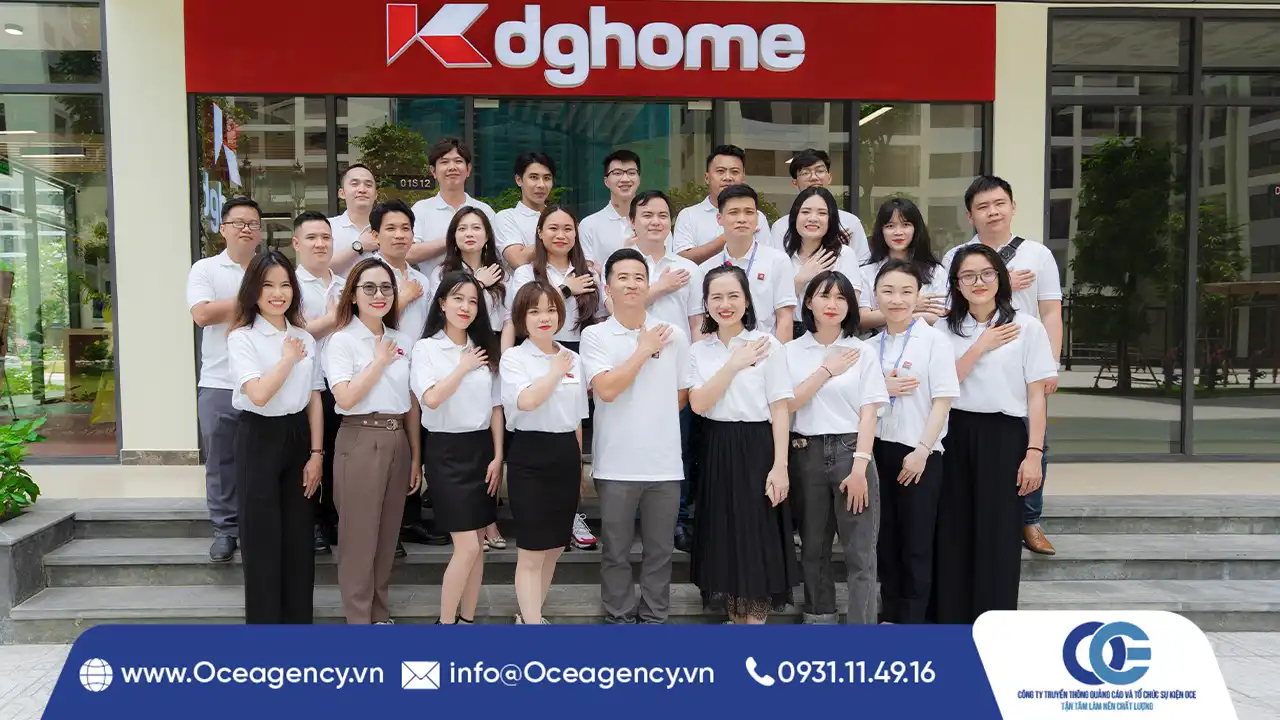 TỔ CHỨC SỰ KIỆN RA MẮT CỬA HÀNG TRẢI NGHIỆM NỀN TẢNG DGHOME
