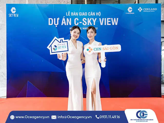 TỔ CHỨC SỰ KIỆN BÀN GIAO CĂN HỘ DỰ ÁN C-SKY VIEW
