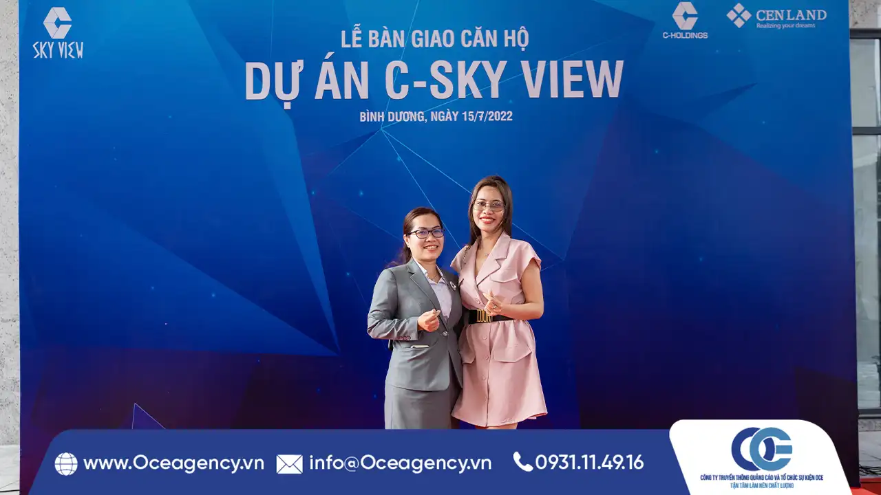 TỔ CHỨC SỰ KIỆN BÀN GIAO CĂN HỘ DỰ ÁN C-SKY VIEW