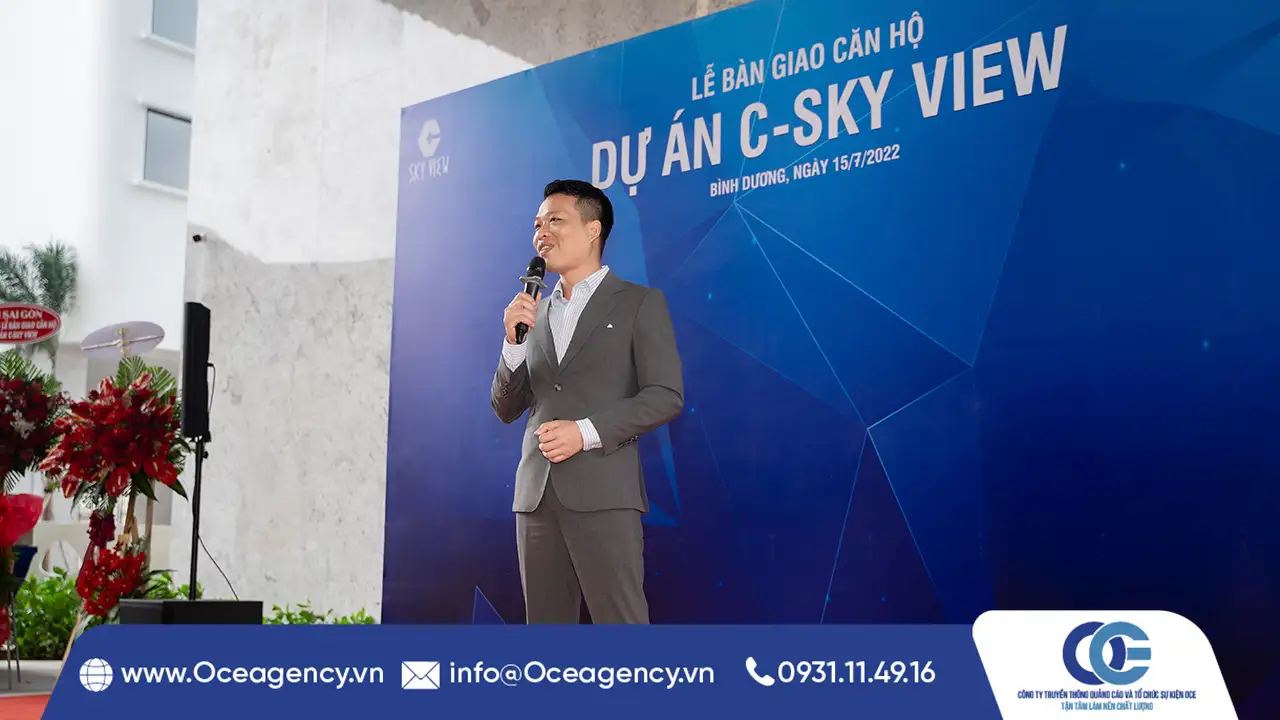 TỔ CHỨC SỰ KIỆN BÀN GIAO CĂN HỘ DỰ ÁN C-SKY VIEW