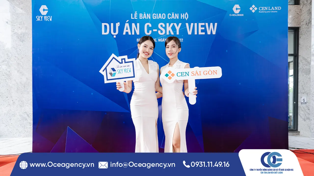 TỔ CHỨC SỰ KIỆN BÀN GIAO CĂN HỘ DỰ ÁN C-SKY VIEW