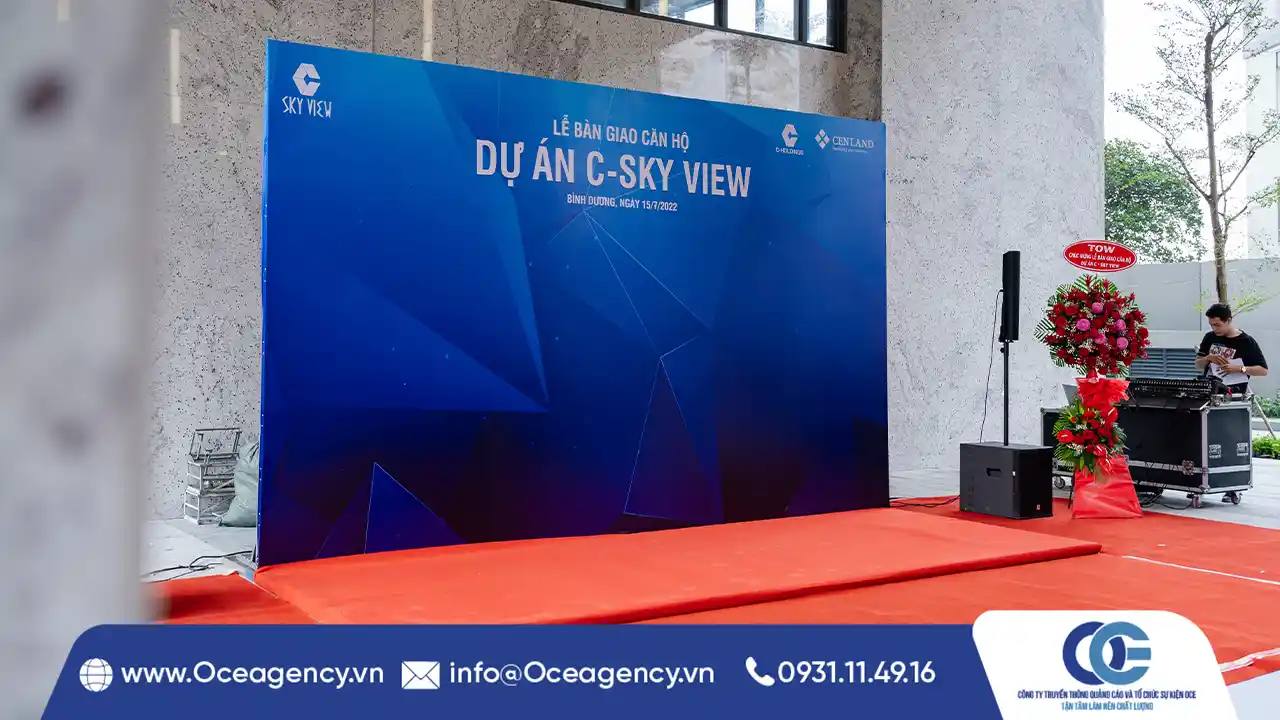 TỔ CHỨC SỰ KIỆN BÀN GIAO CĂN HỘ DỰ ÁN C-SKY VIEW