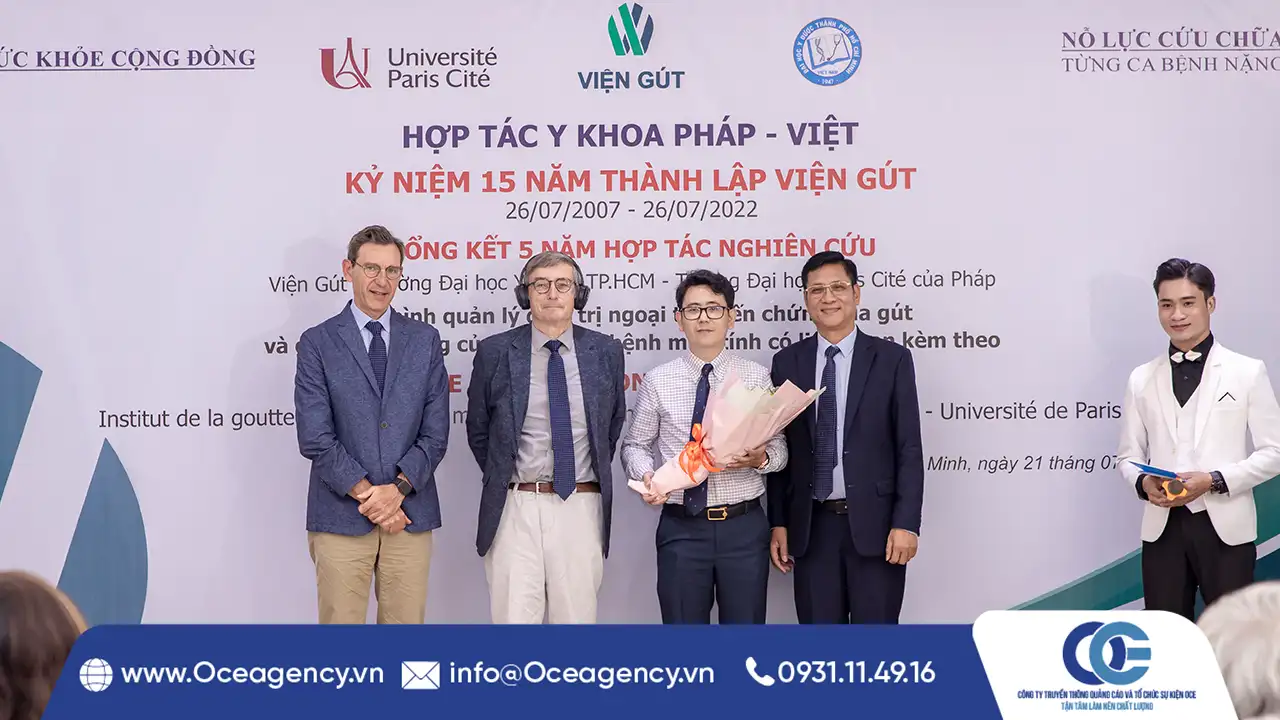 TỔ CHỨC SỰ KIỆN LỄ KỶ NIỆM 15 NĂM THÀNH LẬP VIỆN GÚT