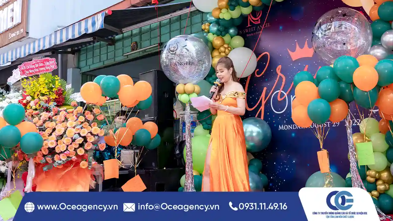 TỔ CHỨC SỰ KIỆN KHAI TRƯƠNG TN SWEET ANGEL