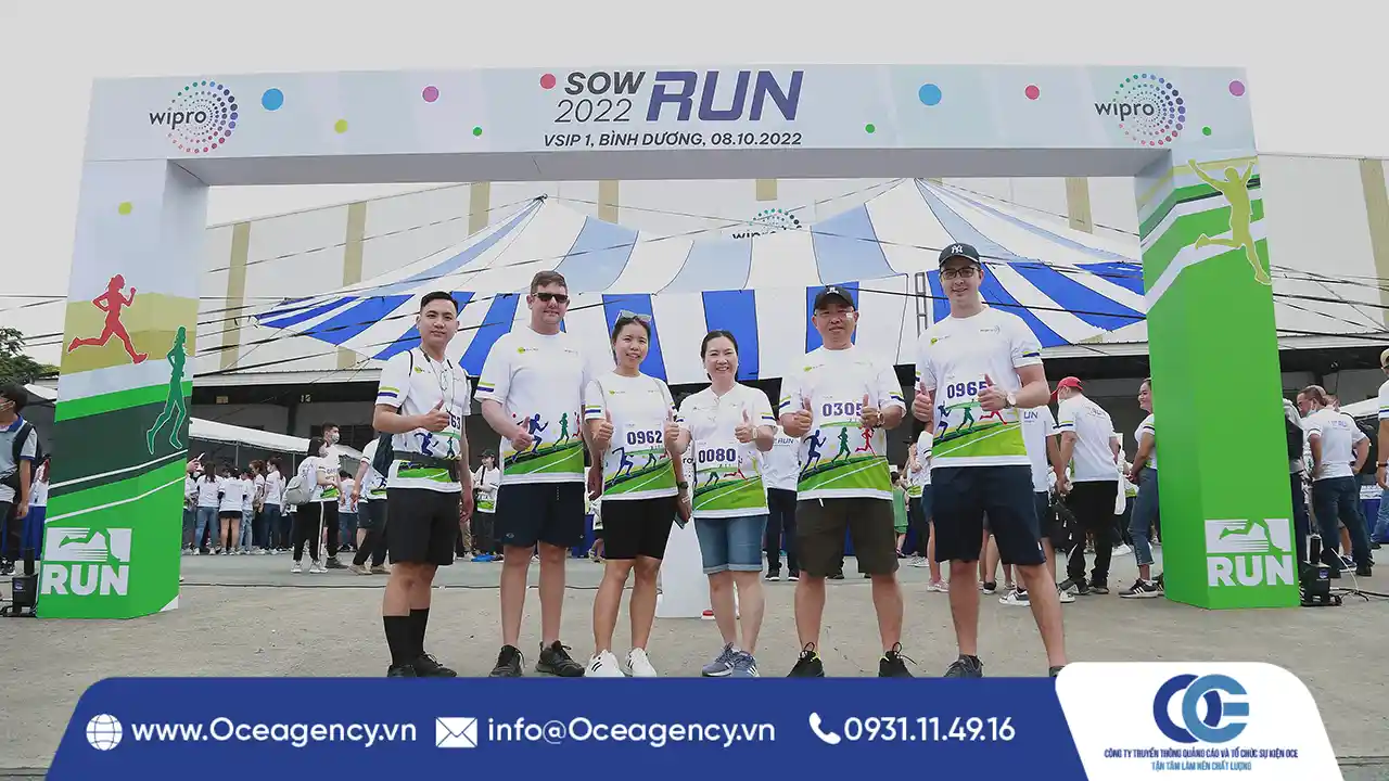 TỔ CHỨC SỰ KIỆN SOW RUN WIPRO TẠI BÌNH DƯƠNG