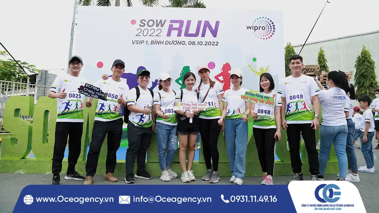 TỔ CHỨC SỰ KIỆN SOW RUN WIPRO TẠI BÌNH DƯƠNG
