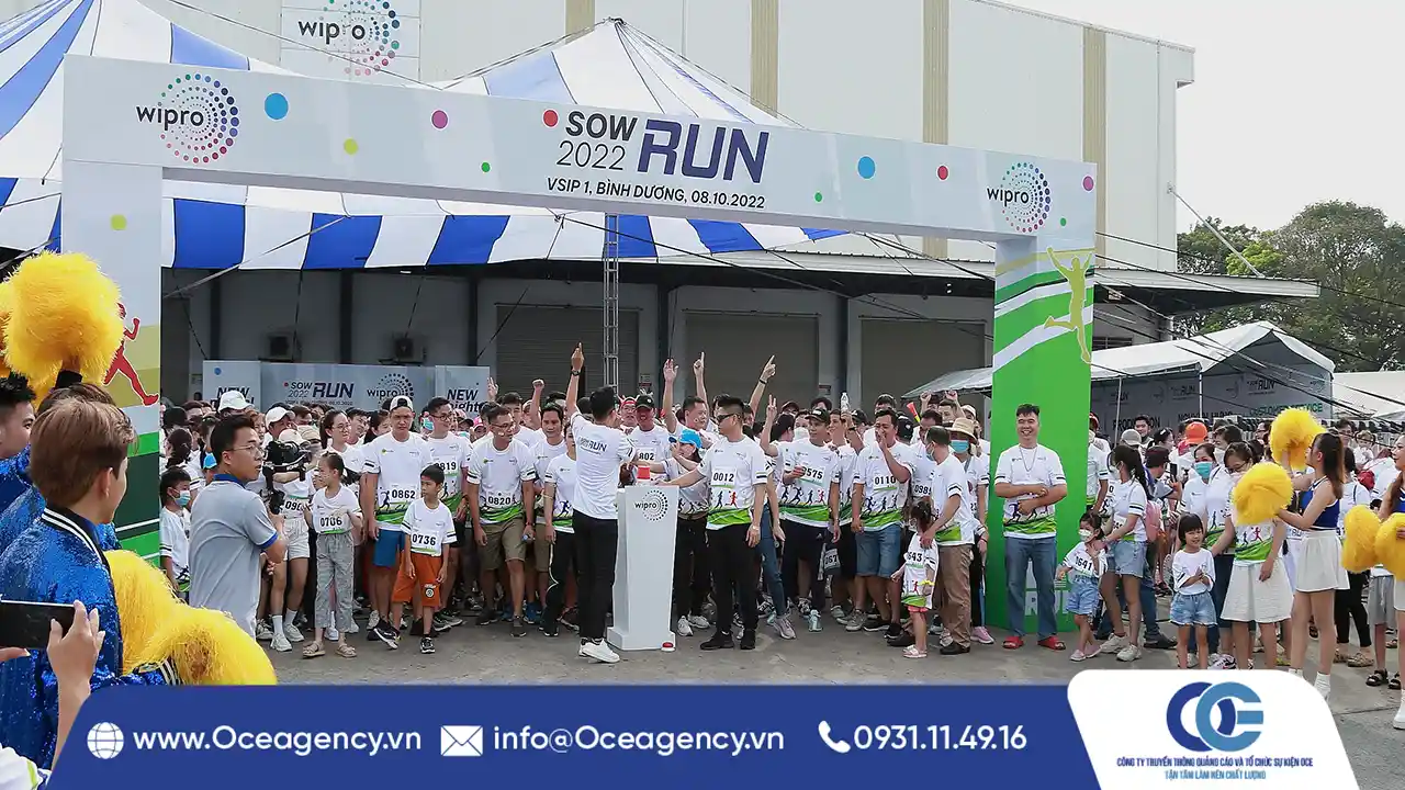 TỔ CHỨC SỰ KIỆN SOW RUN WIPRO TẠI BÌNH DƯƠNG