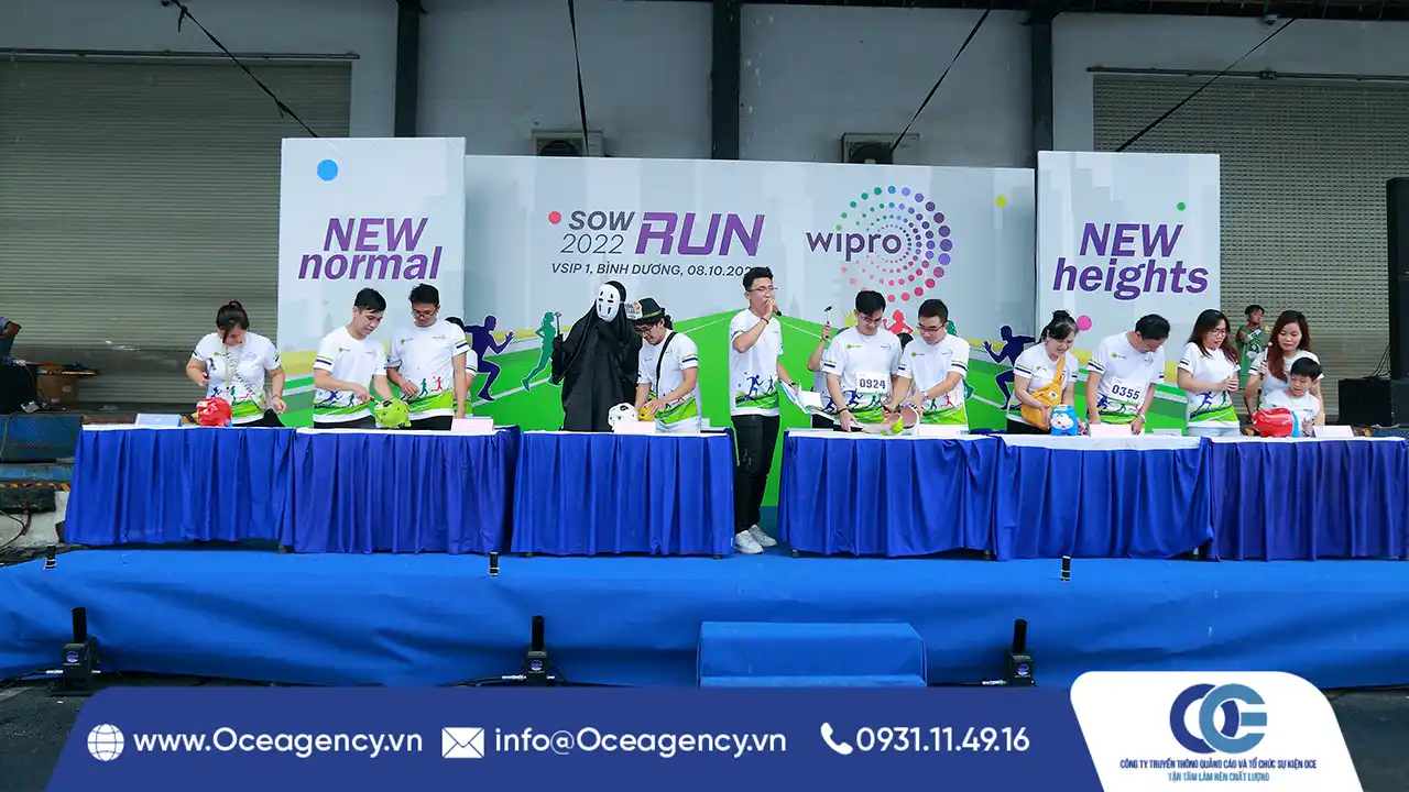 TỔ CHỨC SỰ KIỆN SOW RUN WIPRO TẠI BÌNH DƯƠNG