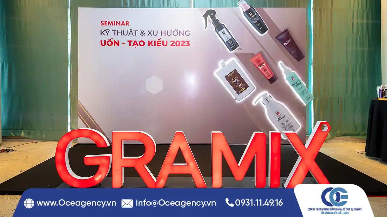 TỔ CHỨC HỘI THẢO KỸ THUẬT VÀ XU HƯỚNG UỐN - TẠO KIỂU GRAMIX