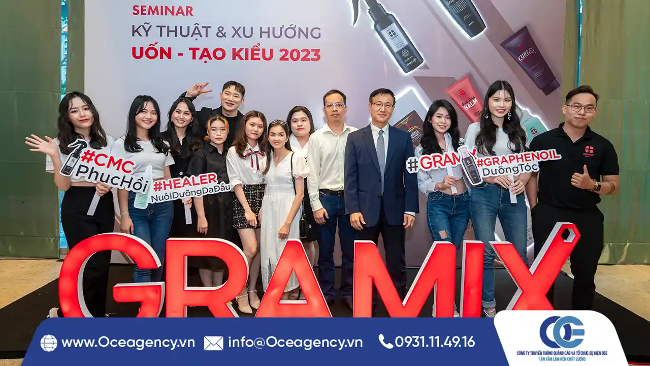 TỔ CHỨC HỘI THẢO KỸ THUẬT VÀ XU HƯỚNG UỐN - TẠO KIỂU GRAMIX