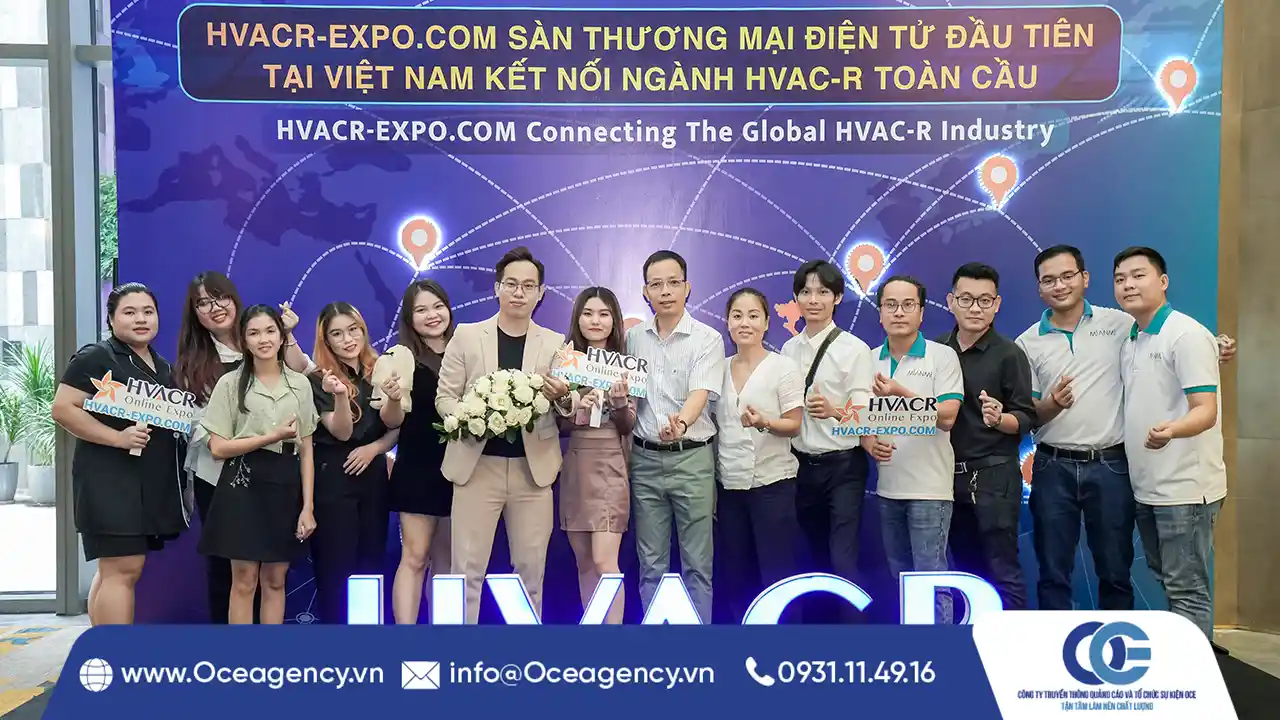 TỔ CHỨC SỰ KIỆN RA MẮT SÀN THƯƠNG MẠI ĐIỆN TỬ HVACR-EXPO