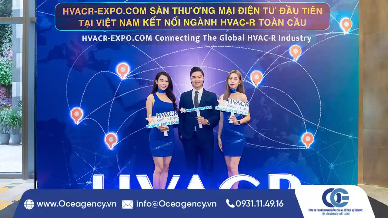 TỔ CHỨC SỰ KIỆN RA MẮT SÀN THƯƠNG MẠI ĐIỆN TỬ HVACR-EXPO