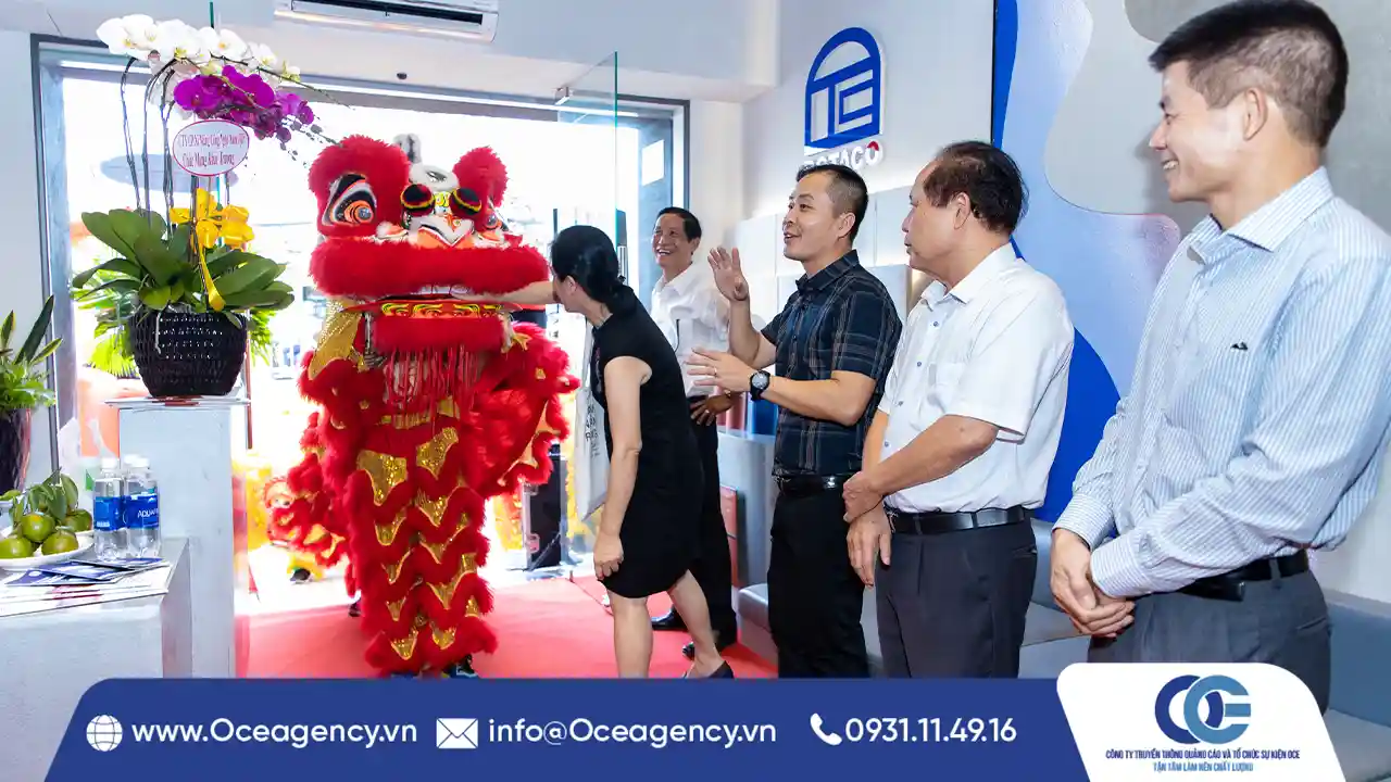 TỔ CHỨC SỰ KIỆN KHAI TRƯƠNG SHOWROOM DOTACO THỦ ĐỨC