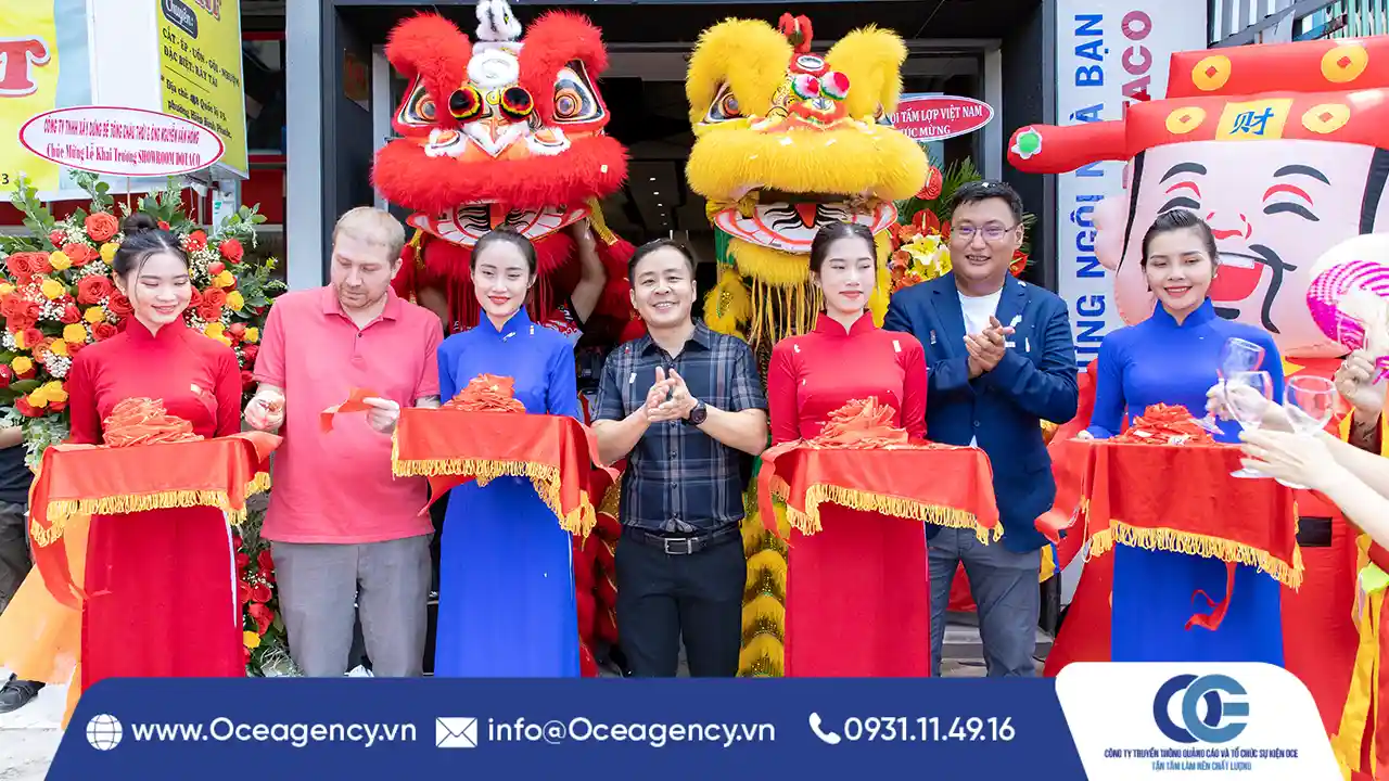 TỔ CHỨC SỰ KIỆN KHAI TRƯƠNG SHOWROOM DOTACO THỦ ĐỨC