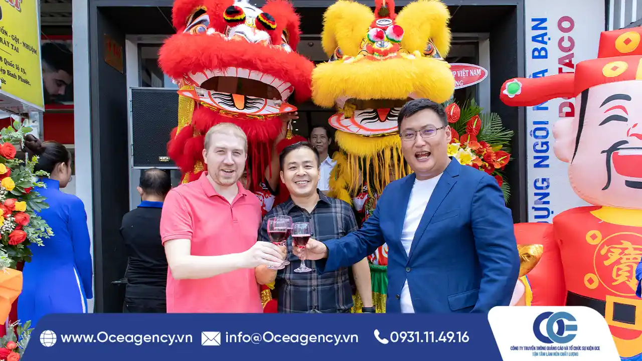 TỔ CHỨC SỰ KIỆN KHAI TRƯƠNG SHOWROOM DOTACO THỦ ĐỨC