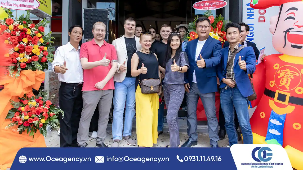 TỔ CHỨC SỰ KIỆN KHAI TRƯƠNG SHOWROOM DOTACO THỦ ĐỨC