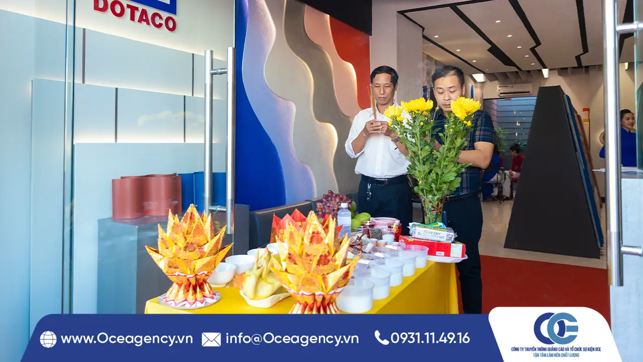 TỔ CHỨC SỰ KIỆN KHAI TRƯƠNG SHOWROOM DOTACO THỦ ĐỨC