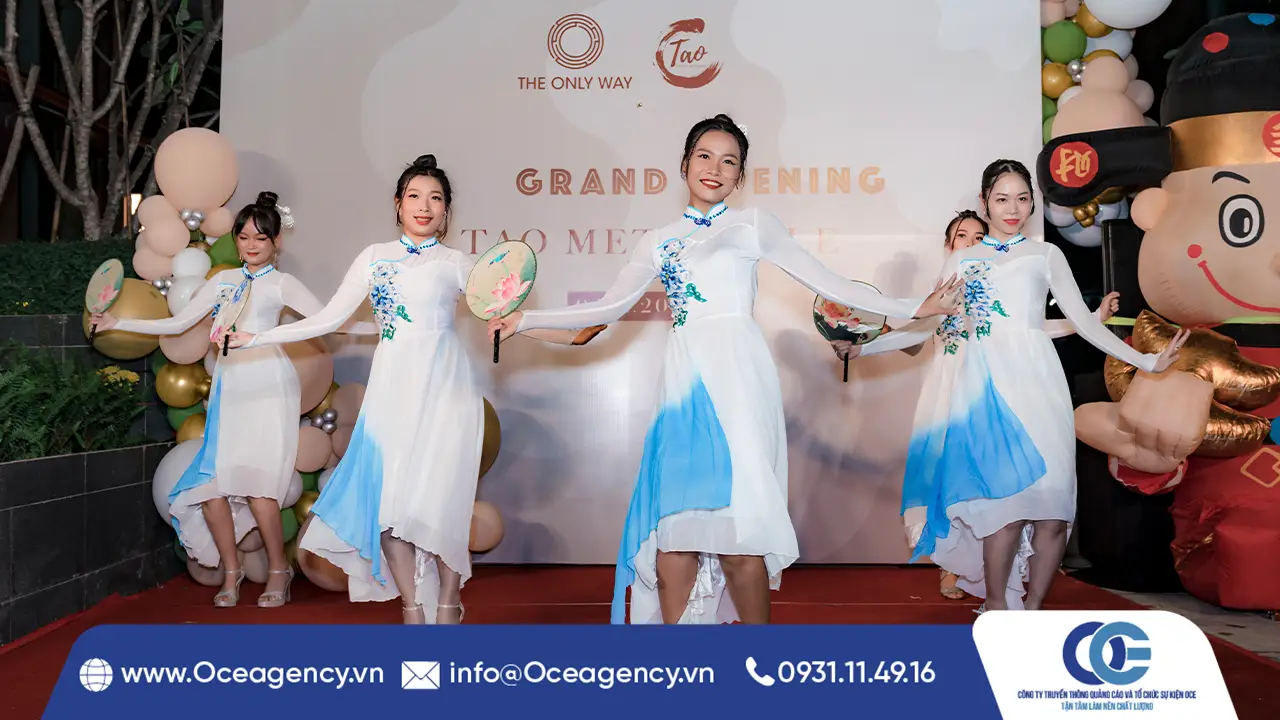 TỔ CHỨC SỰ KIỆN KHAI TRƯƠNG NHÀ HÀNG CTAO