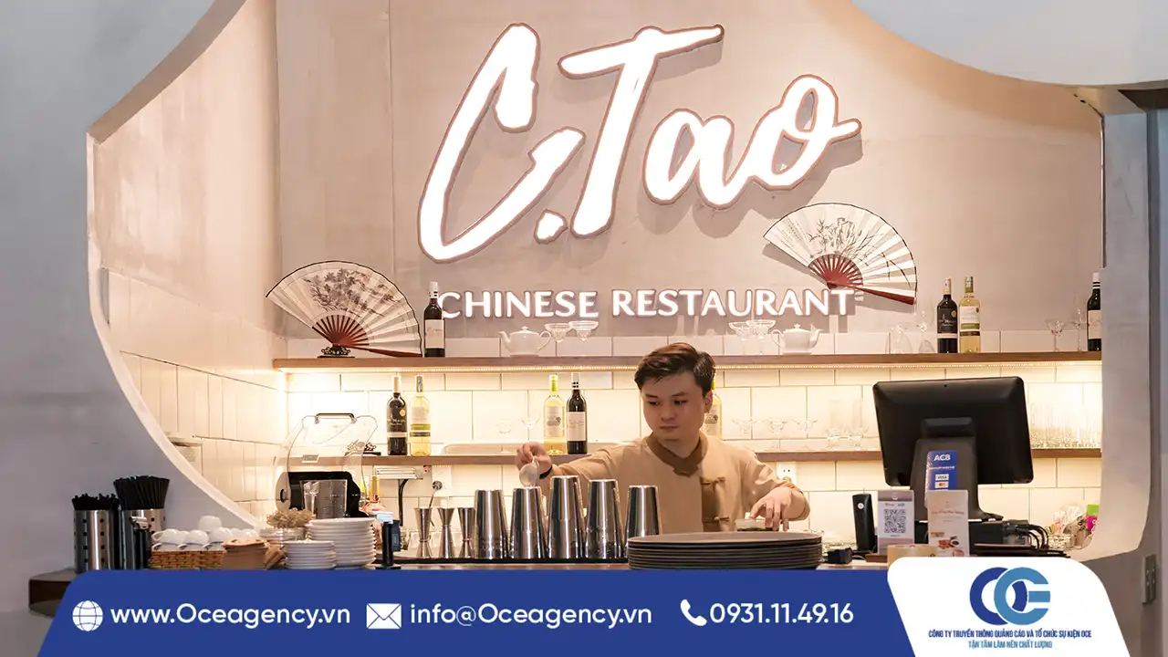 TỔ CHỨC SỰ KIỆN KHAI TRƯƠNG NHÀ HÀNG CTAO