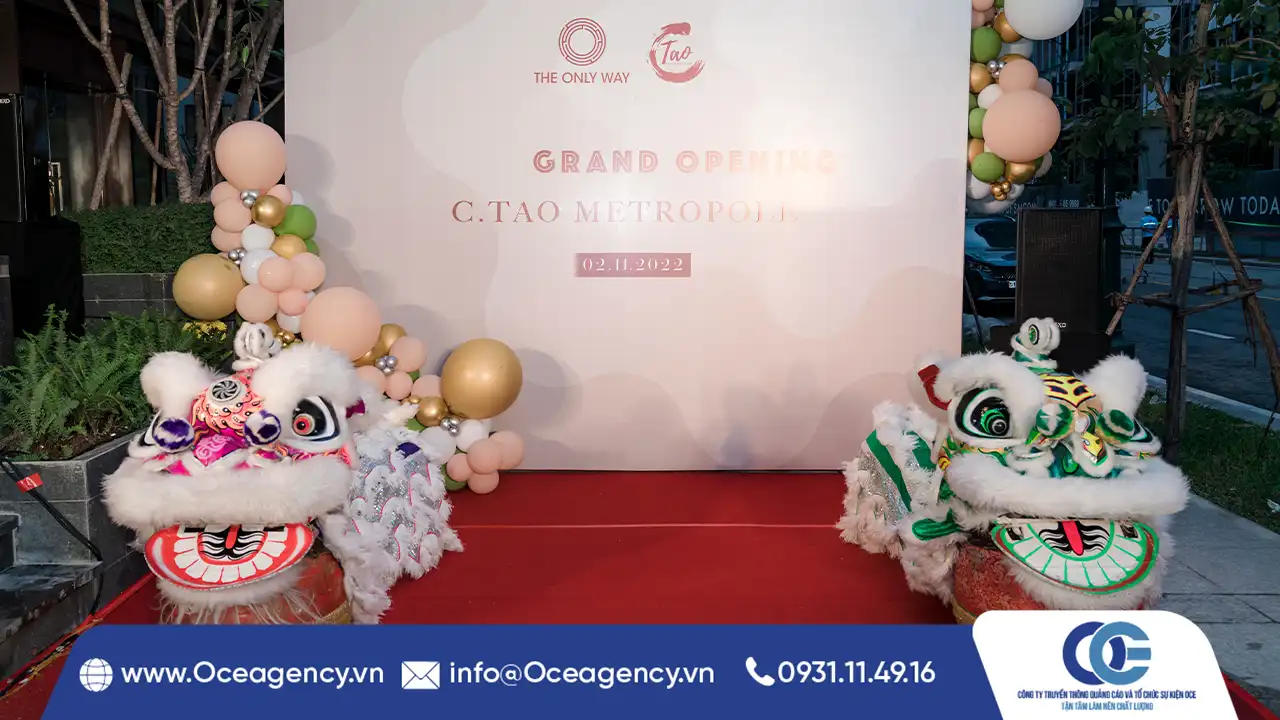 TỔ CHỨC SỰ KIỆN KHAI TRƯƠNG NHÀ HÀNG CTAO