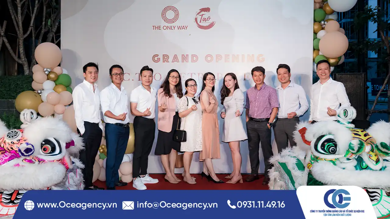 TỔ CHỨC SỰ KIỆN KHAI TRƯƠNG NHÀ HÀNG CTAO