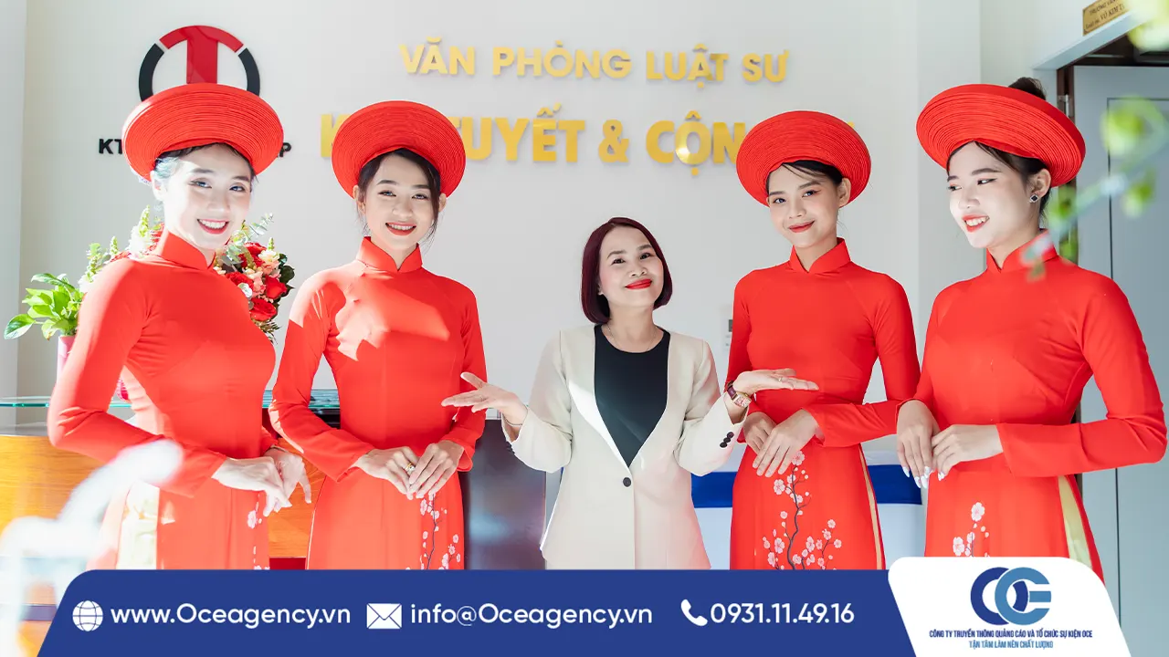 TỔ CHỨC SỰ KIỆN KHAI TRƯƠNG VĂN PHÒNG LUẬT KIM TUYẾT