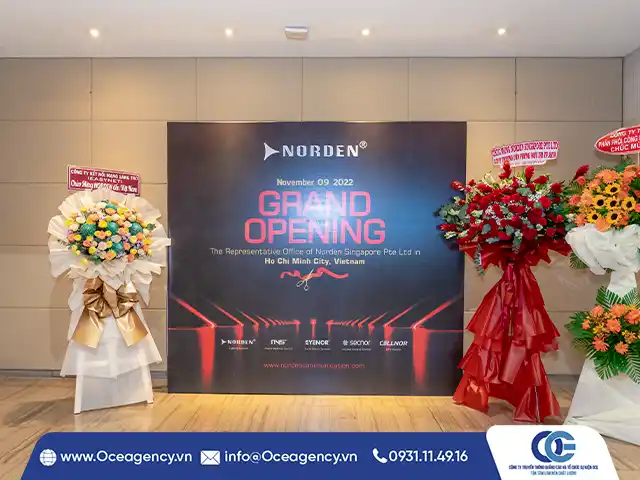 TỔ CHỨC SỰ KIỆN KHAI TRƯƠNG VĂN PHÒNG NORDEN TẠI TP.HCM
