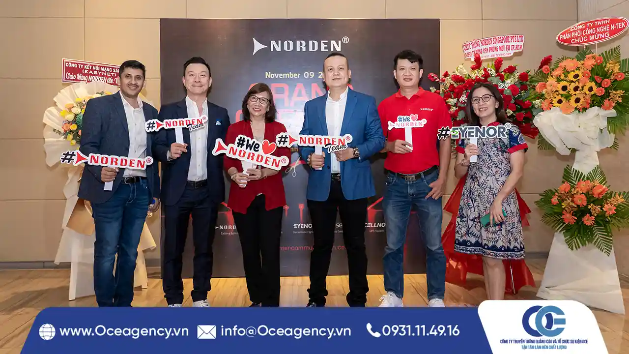 TỔ CHỨC SỰ KIỆN KHAI TRƯƠNG VĂN PHÒNG NORDEN TẠI TP.HCM