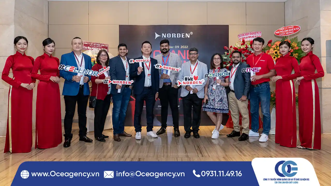 TỔ CHỨC SỰ KIỆN KHAI TRƯƠNG VĂN PHÒNG NORDEN TẠI TP.HCM