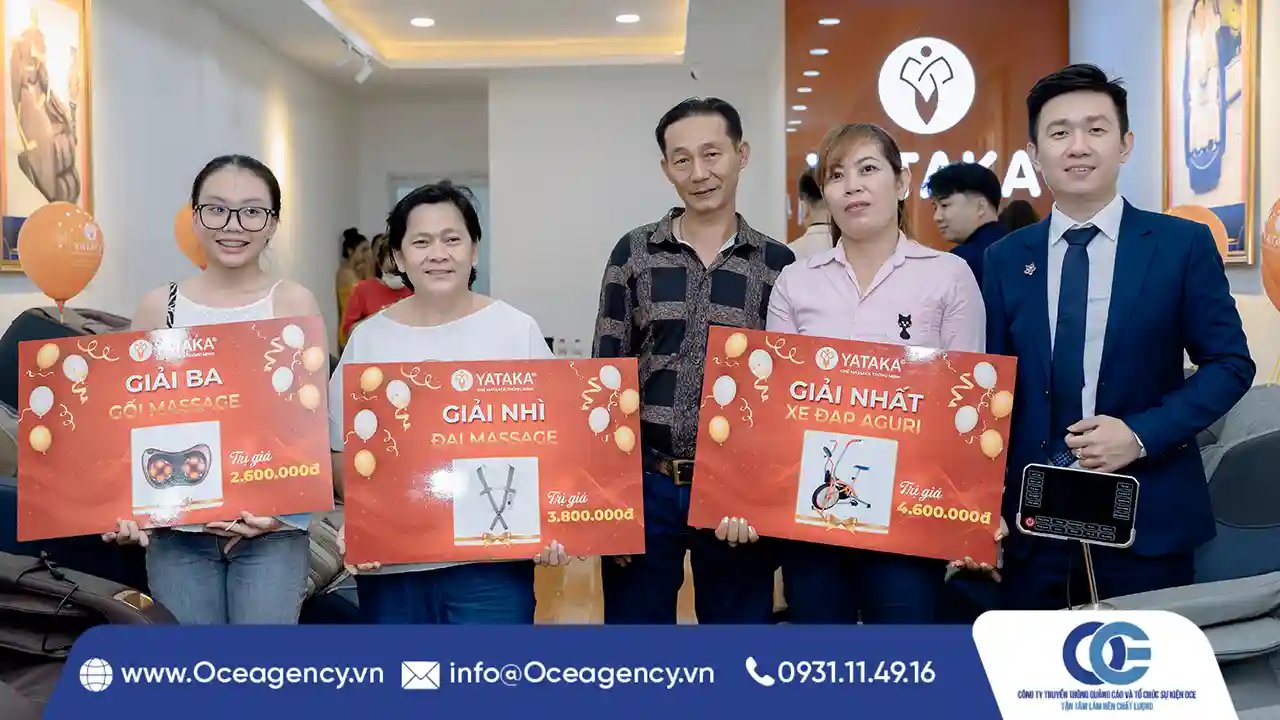 TỔ CHỨC SỰ KIỆN KHAI TRƯƠNG CHI NHÁNH YATAKA TÂN PHÚ