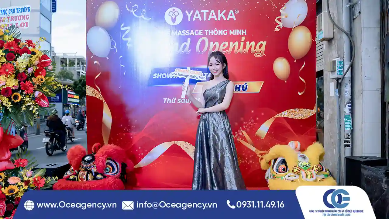 TỔ CHỨC SỰ KIỆN KHAI TRƯƠNG CHI NHÁNH YATAKA TÂN PHÚ