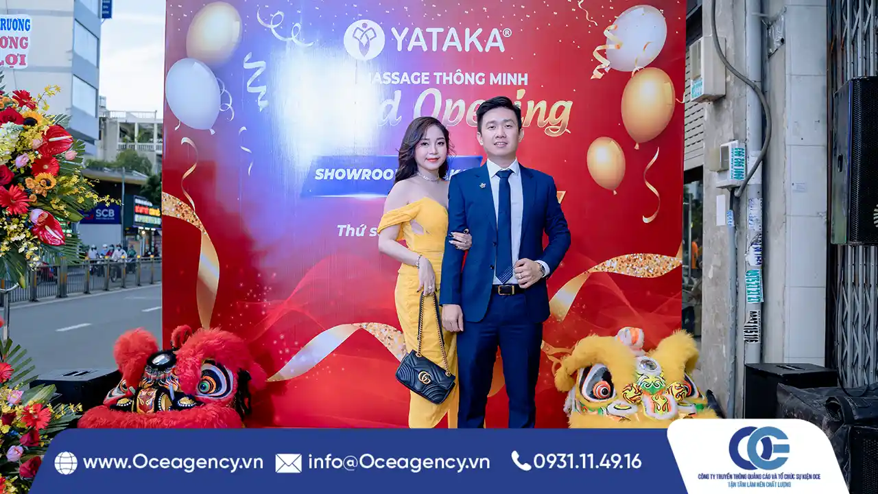 TỔ CHỨC SỰ KIỆN KHAI TRƯƠNG CHI NHÁNH YATAKA TÂN PHÚ