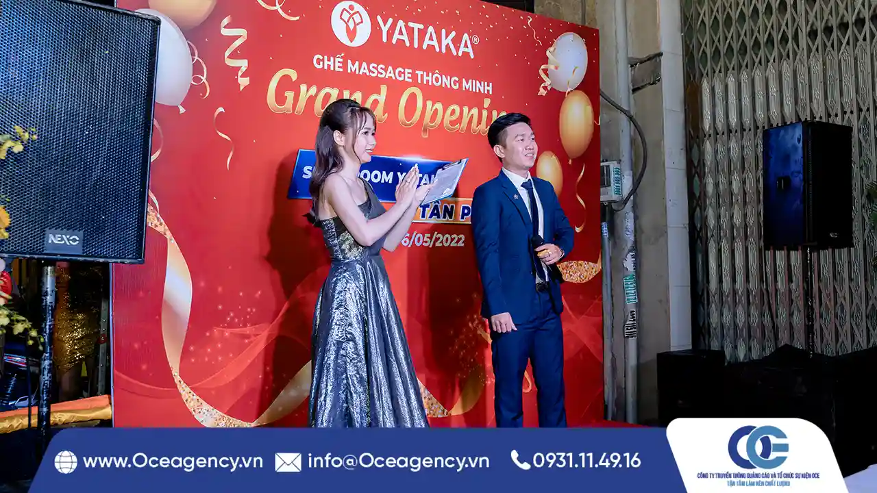 TỔ CHỨC SỰ KIỆN KHAI TRƯƠNG CHI NHÁNH YATAKA TÂN PHÚ