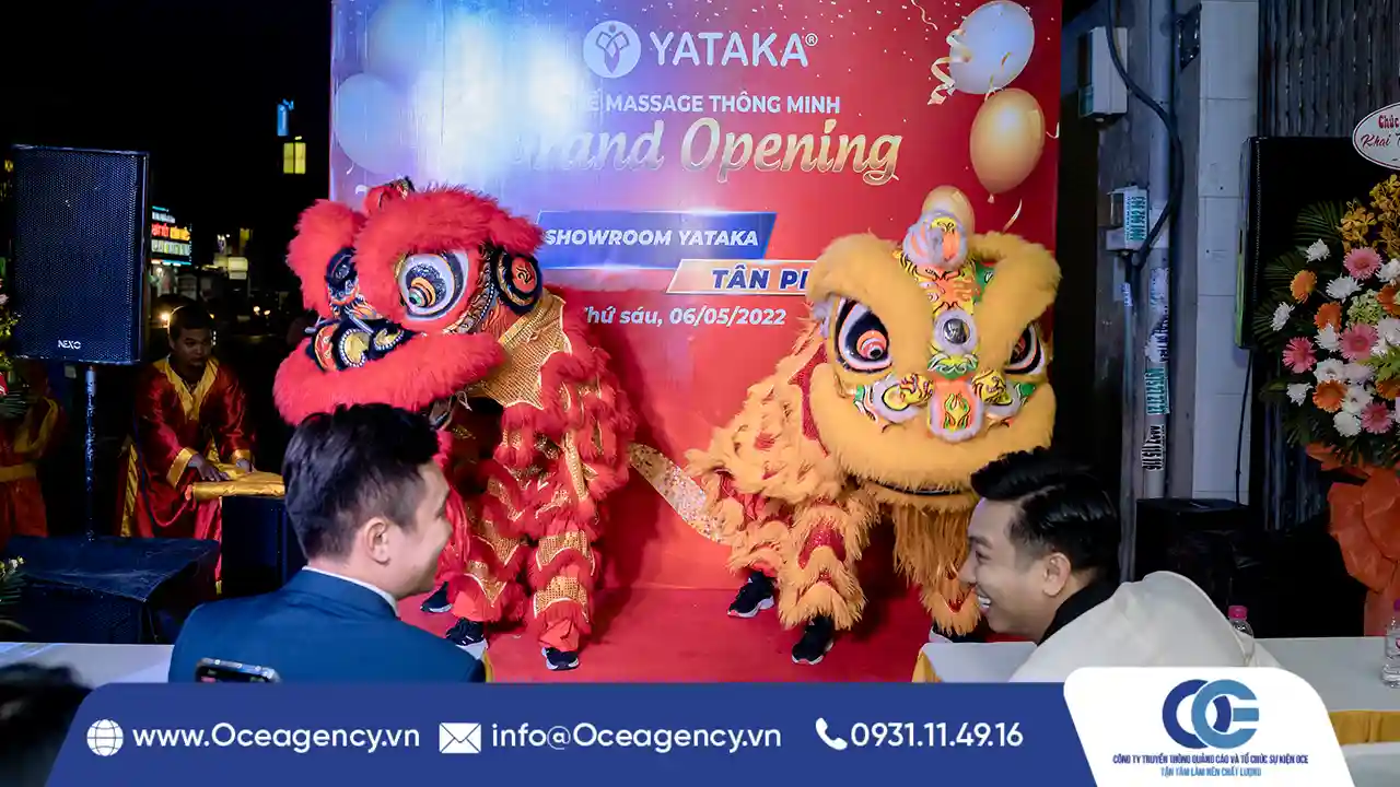 TỔ CHỨC SỰ KIỆN KHAI TRƯƠNG CHI NHÁNH YATAKA TÂN PHÚ