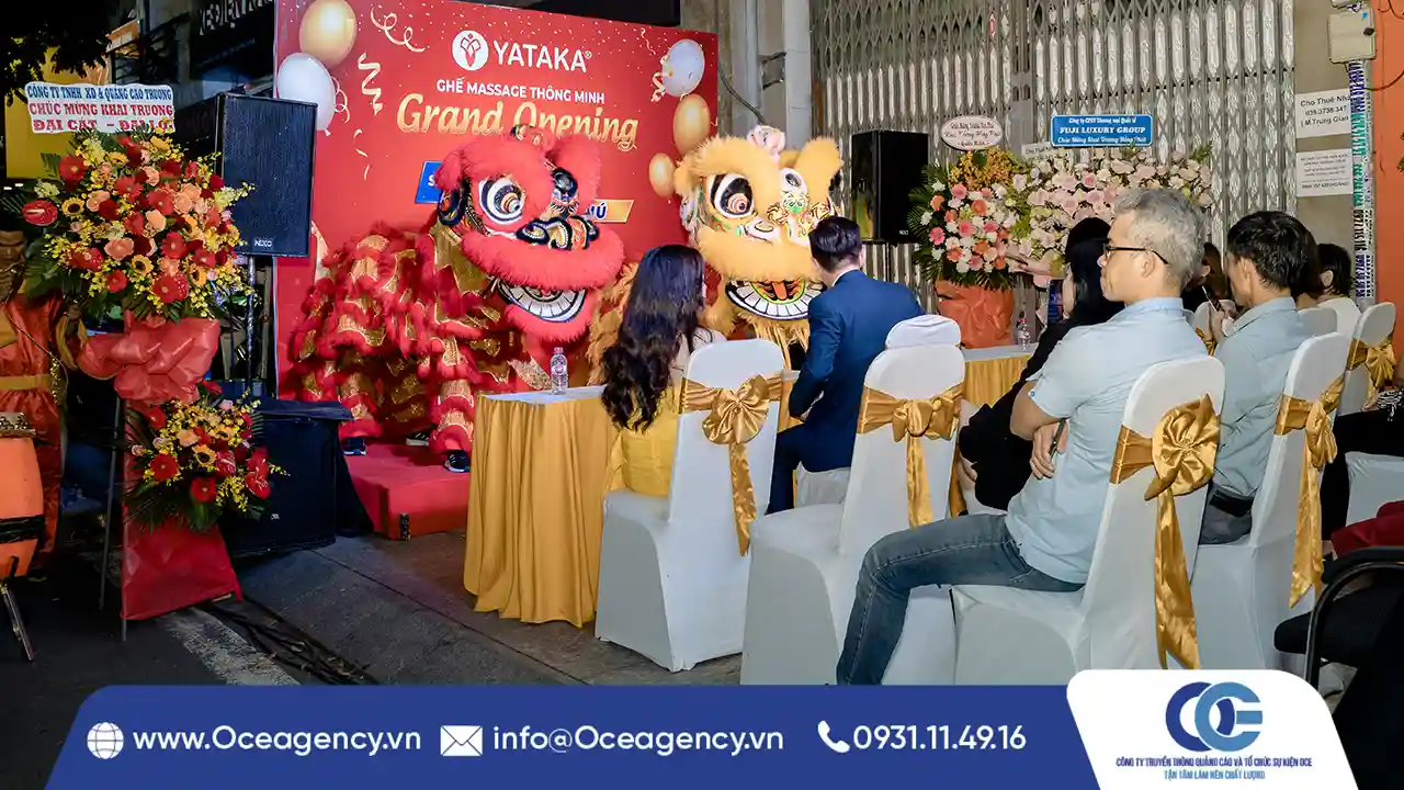 TỔ CHỨC SỰ KIỆN KHAI TRƯƠNG CHI NHÁNH YATAKA TÂN PHÚ