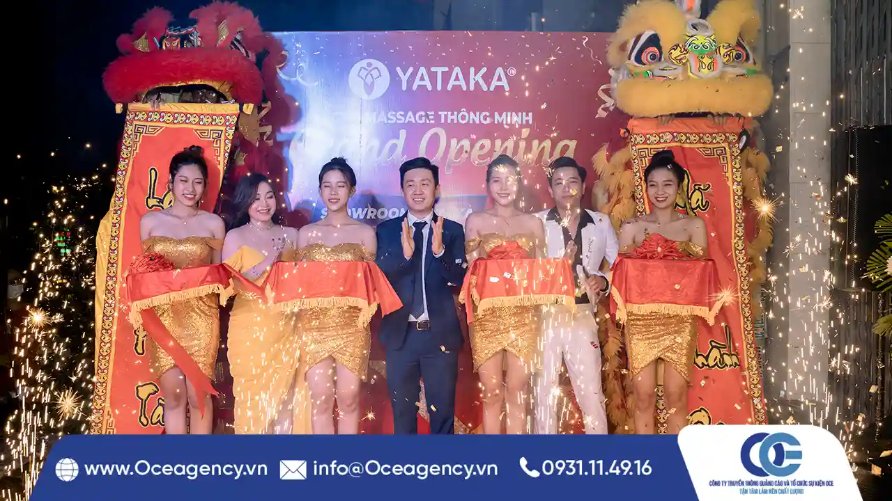 TỔ CHỨC SỰ KIỆN KHAI TRƯƠNG CHI NHÁNH YATAKA TÂN PHÚ
