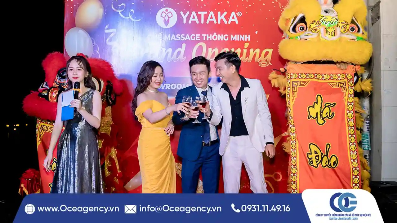TỔ CHỨC SỰ KIỆN KHAI TRƯƠNG CHI NHÁNH YATAKA TÂN PHÚ