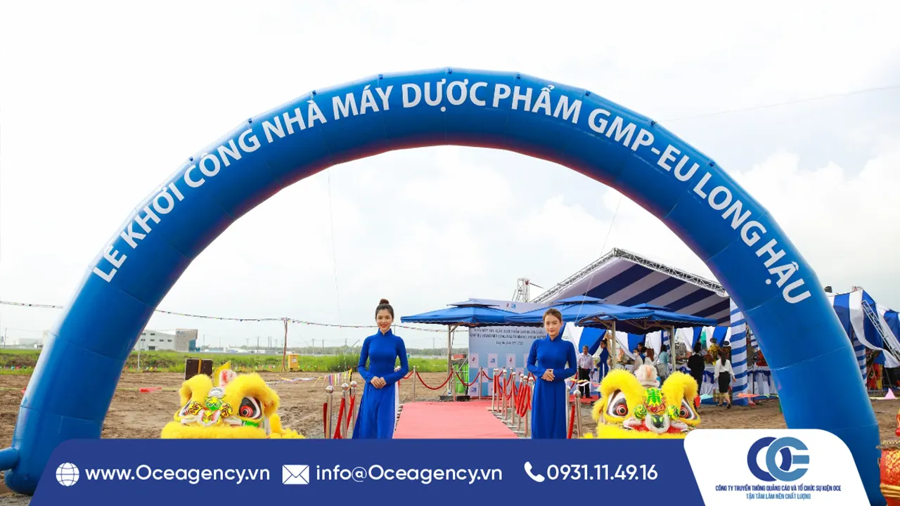 Tổ Chức Lễ Khởi Công Nhà Máy Dược Phẩm GMP-EU Long Hậu