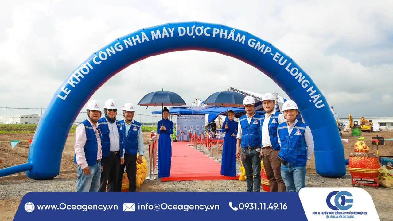 Tổ Chức Lễ Khởi Công Nhà Máy Dược Phẩm GMP-EU Long Hậu
