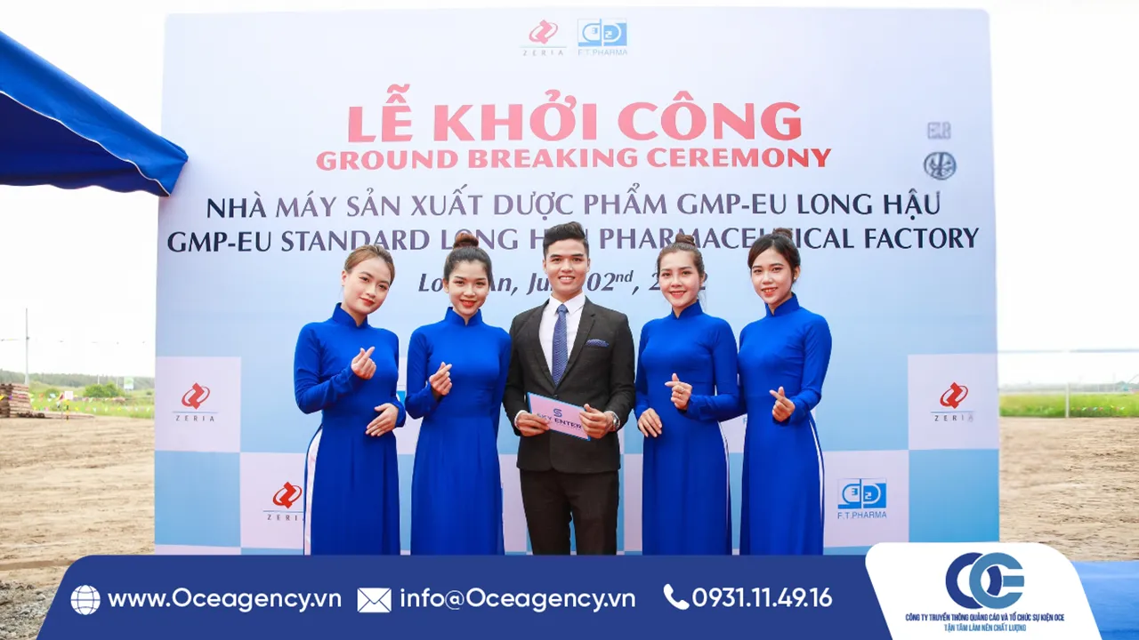 Tổ Chức Lễ Khởi Công Nhà Máy Dược Phẩm GMP-EU Long Hậu