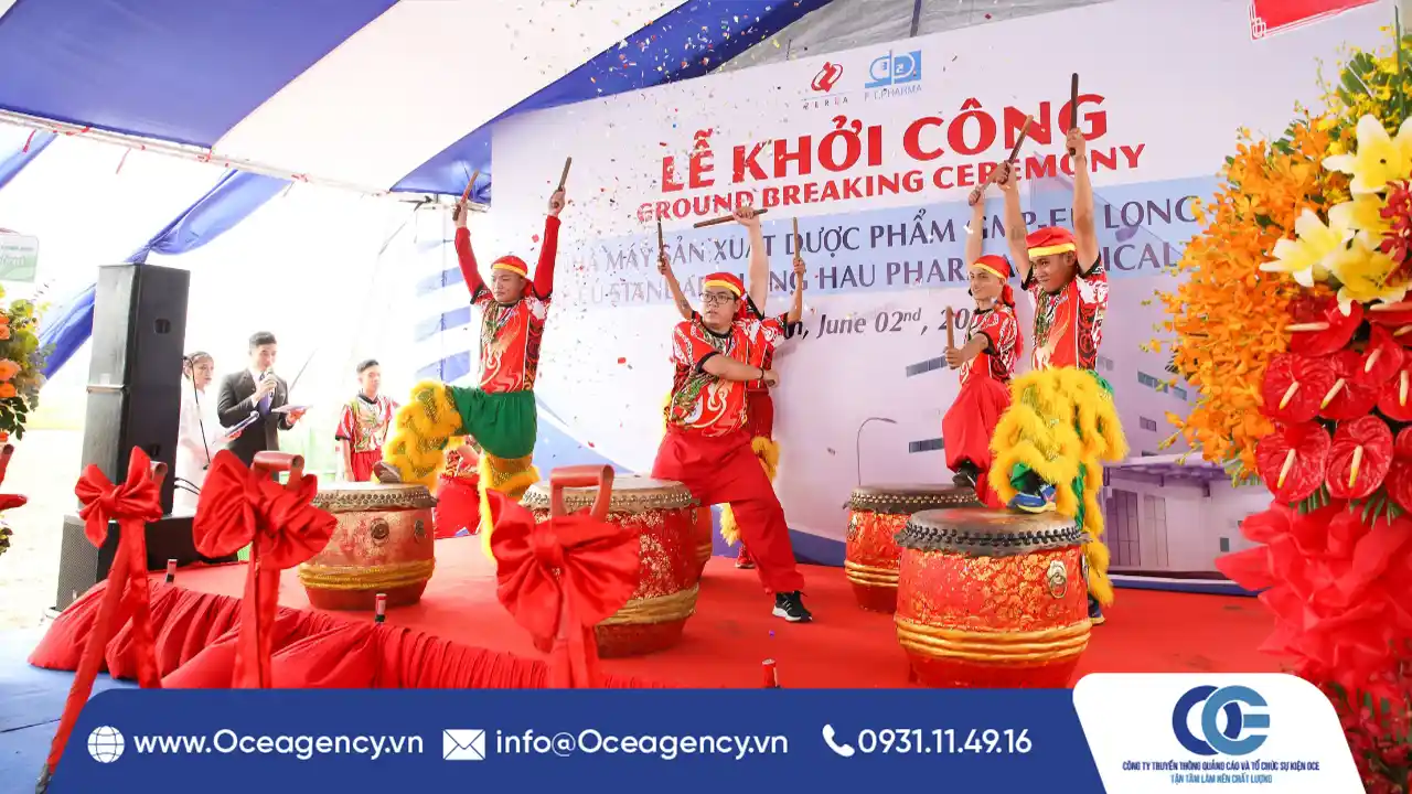 Tổ Chức Lễ Khởi Công Nhà Máy Dược Phẩm GMP-EU Long Hậu